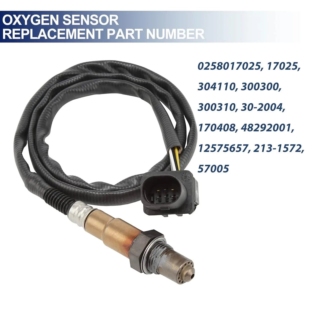 17025 LSU 4.9 5-Wire Lambda WideBand O2 Oxygen Sensor for AEM 30-4110 30-0300 X-Series UEGO A/F  - Automotive LED Light