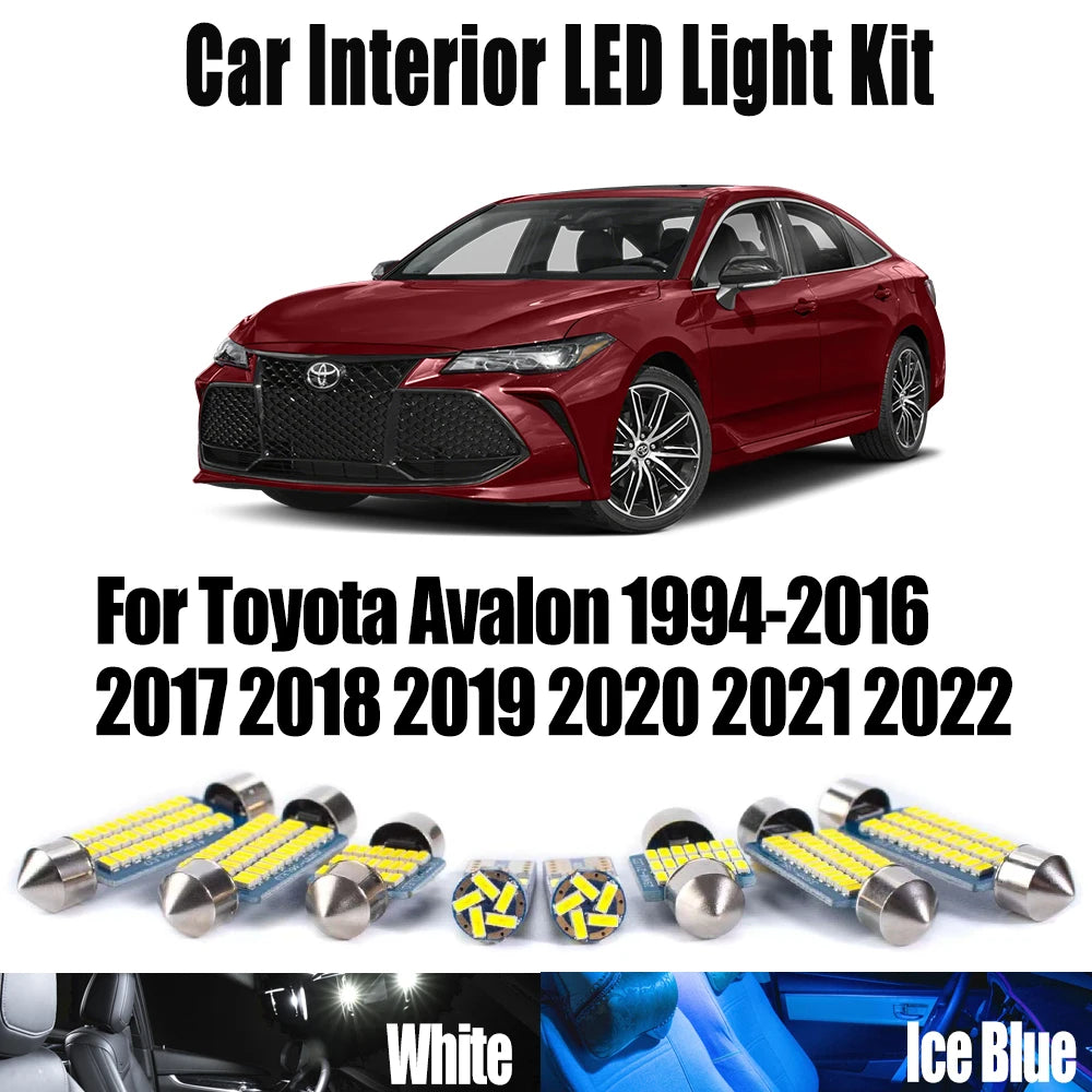 LED Interior Light Kit for Toyota Avalon 1994- 2018 - Canbus Dome Map Door Trunk Bulbs | AUTOKITSHOP