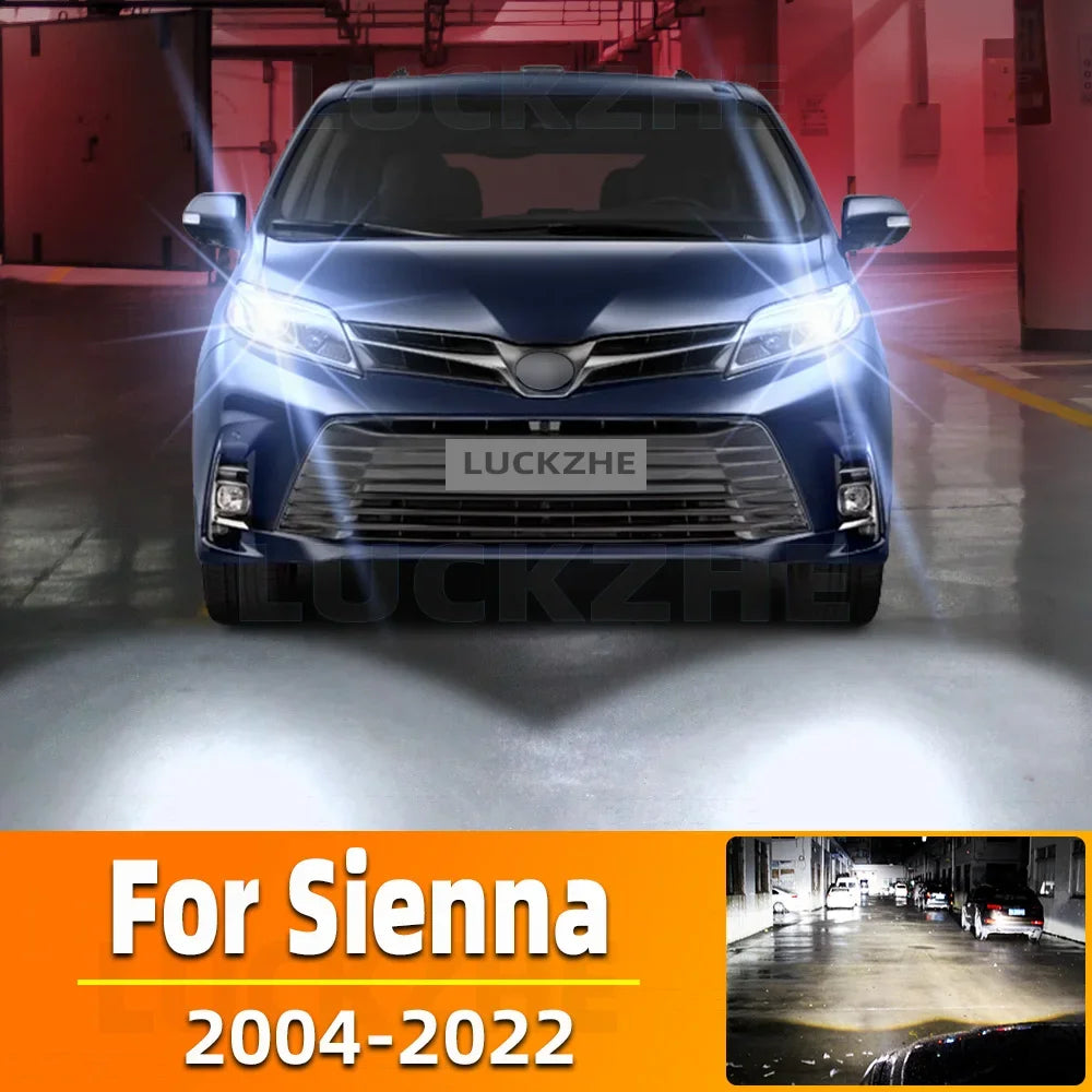2-Piece LED Interior Light Kit for Toyota Sienna 2004-2014 - Canbus Dome Map Door Trunk Bulbs | AUTOKITSHOP
