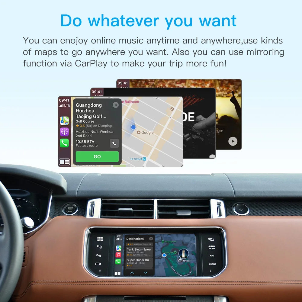 For Land Rover Jaguar Bosch Discovery4 Evoque Freelander2 XE XF XJL Wireless Carplay Andro