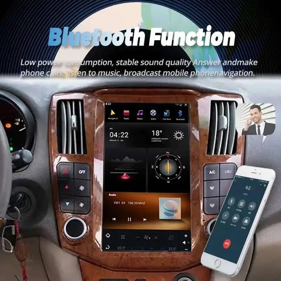 11.8inch Android Screen For Lexus RX330 RX300 RX350 RX400h 2004-2008 Toyota Harrier GPS Ca | AUTOKITSHOP