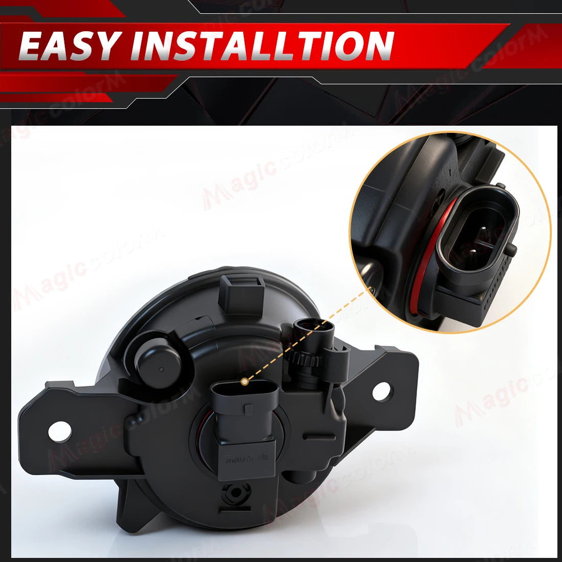 Fog Lamps For Nissan March 2021 2022 Car Front Bumper Daylights DRL Halogen Foglights with | AUTOKITSHOP