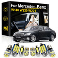 LED Interior Light Kit for Mercedes Benz W220 W221 W140 S Class S280 S300 S320 S350 S420 S450 S500 S550 S600 S55 S63 ...
