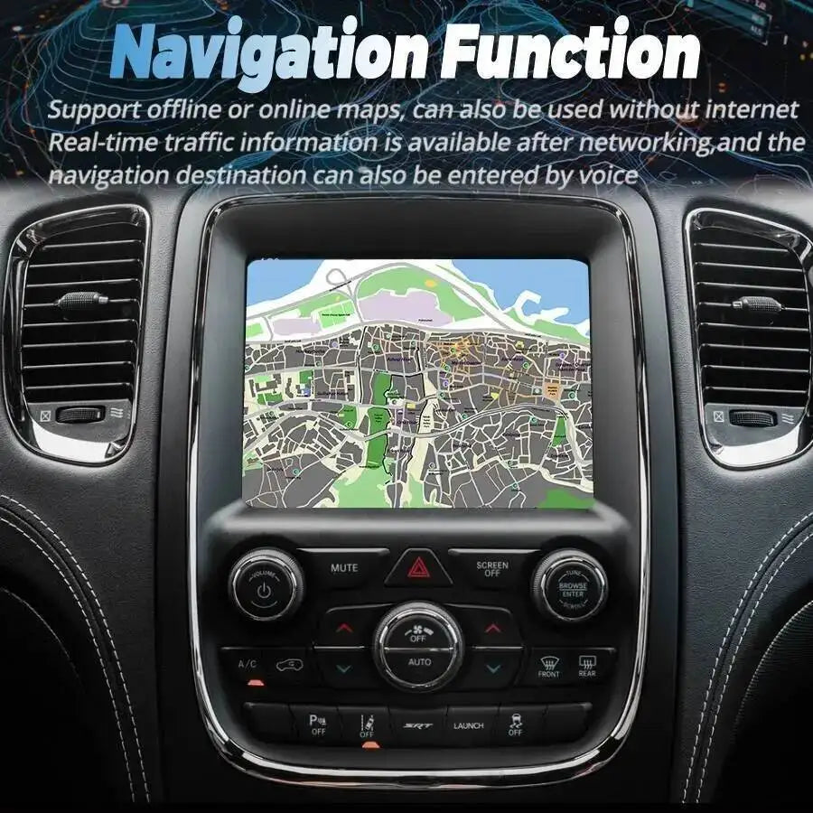 Radio For Dodge Durango 2011-2020 Wireless Carplay 8.4" GPS Navigation Android 15 Car Ster