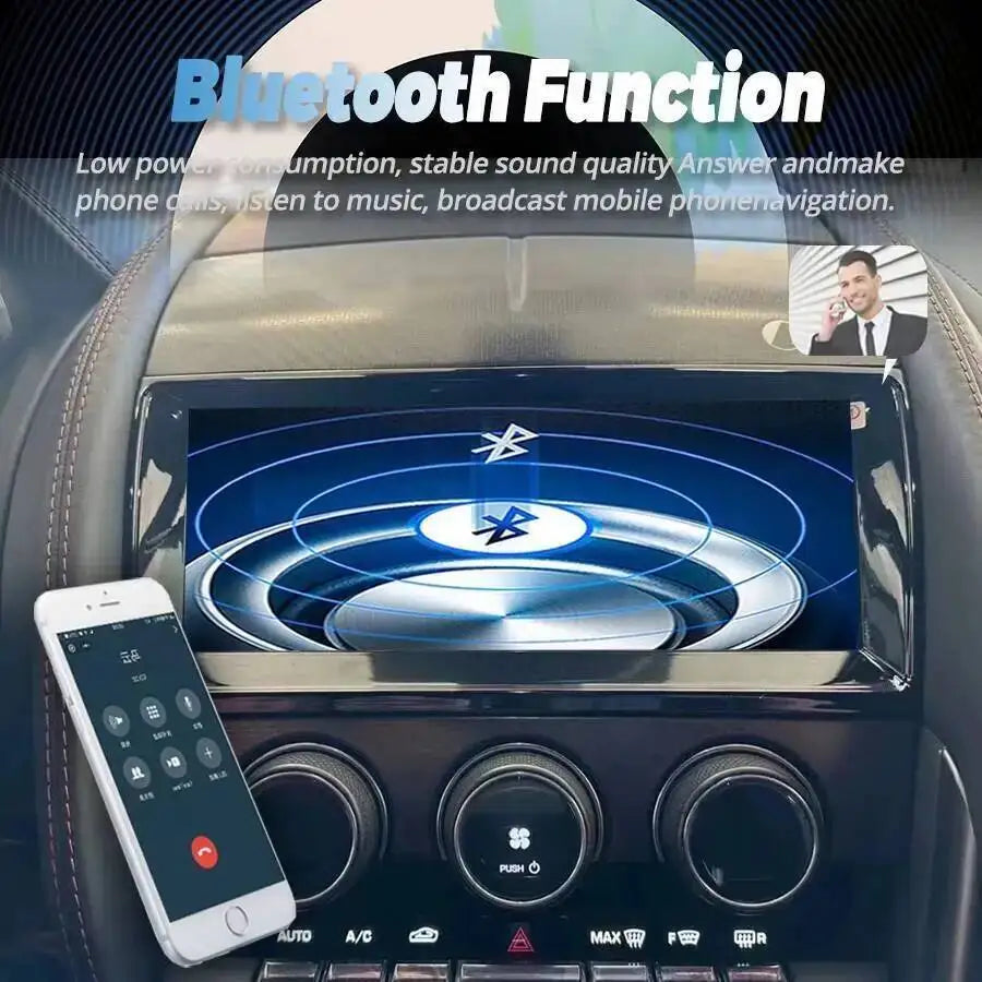 10.25inch RDS Car Radio HU QLED Navirider ScreenFor Jaguar F-type 2013-2019 GPS Navigation