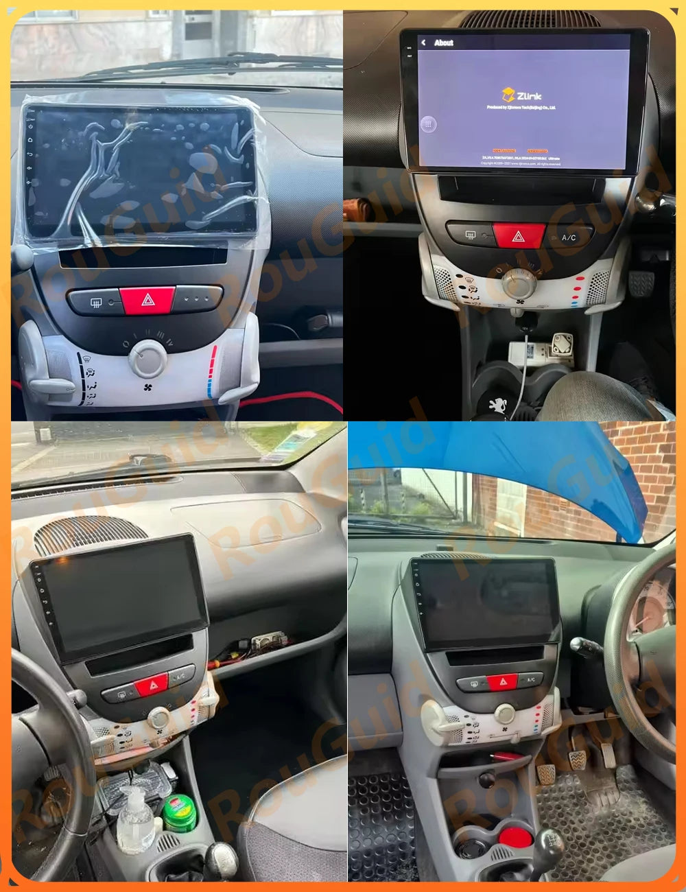 Android 16 Carplay For Peugeot 107 Toyota Aygo Citroen C1 2005 2006 2007 - 2014 Car Radio  | AUTOKITSHOP
