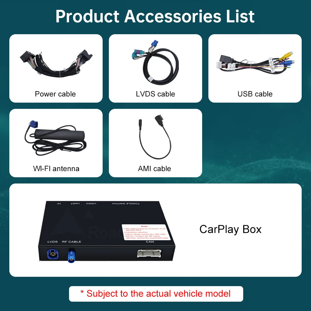 RoadTop Wireless CarPlay Module for Mercedes Benz ML GL W166 X166 2012-2015 NTG4.5 4.7, wi