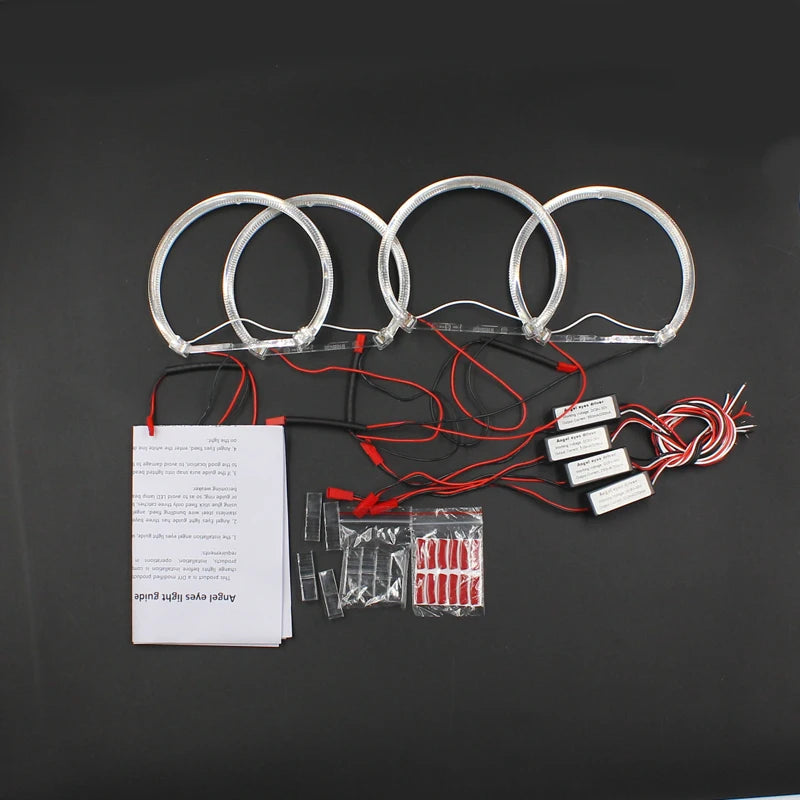 Rockeybright A+A LED Angel Eyes for BMW Angel Eye Halo Rings Light E36 E38 E39 E46 Project