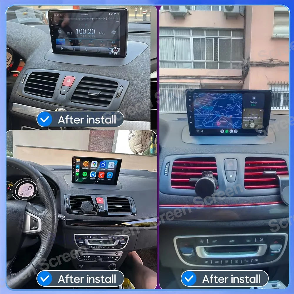 Android 16 For Renault Megane 3 Fluence Samsung Sm3 2008 - 2014 Car Radio Multimedia Video | AUTOKITSHOP
