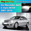D1S Car LED Headlight HID Bulbs Auto Light 6000K 12V For Mercedes Benz C Class W204 2007 2