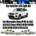 LED Interior Light Kit for Mercedes Benz M ML GL GLK GLA GLC Class W163 W164 W166 X164 X166 X204 X156 X253 - Canbus E...