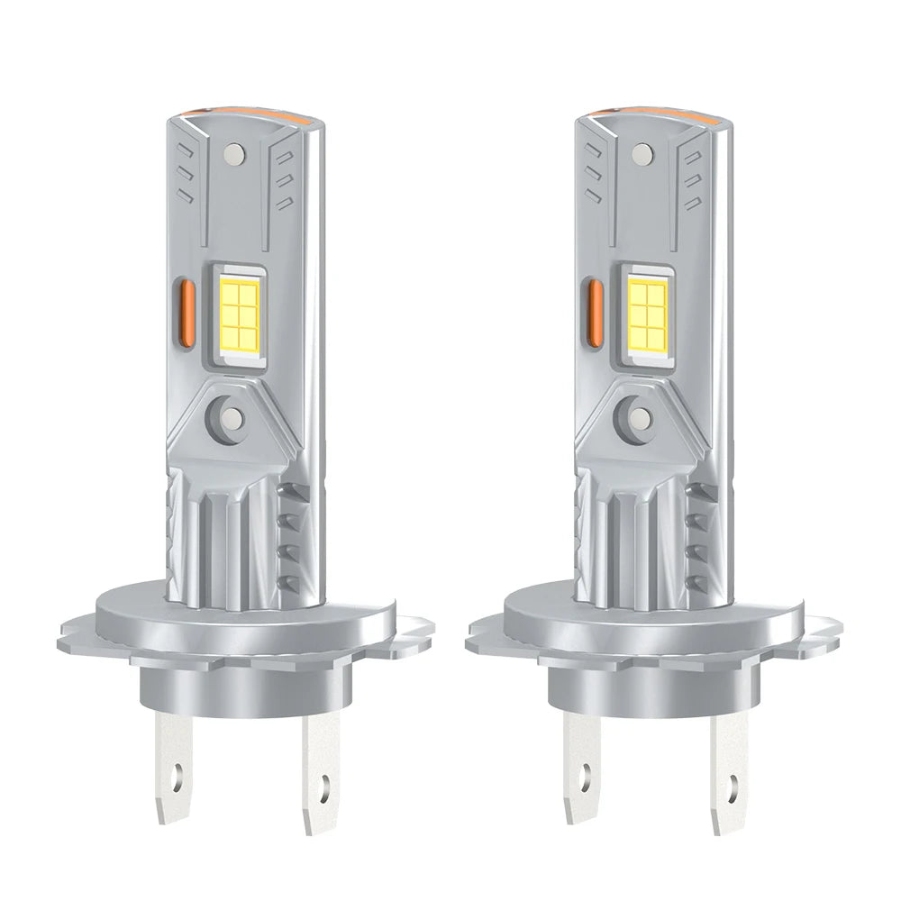 30000LM Mini H7 LED Car Headlight H1 H4 H8 H9 H11 9006 HB4 9005 HB3 High Bright CSP High L