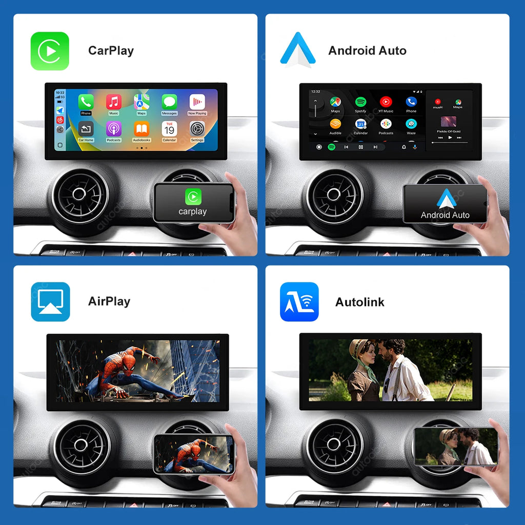 12.3" Ultra-thin Linux Screen for Audi Q2L 2018 - 2022 Wireless Carplay HD Touch Screen Mu | AUTOKITSHOP