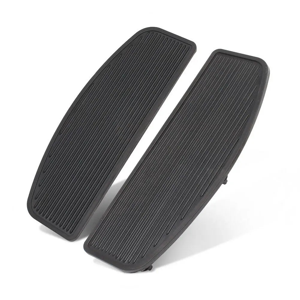 Motorcycle Black Front Rubber Rider Insert Footboard Floorboard Foot Peg For Harley Touring 1986 - Automotive LED Light