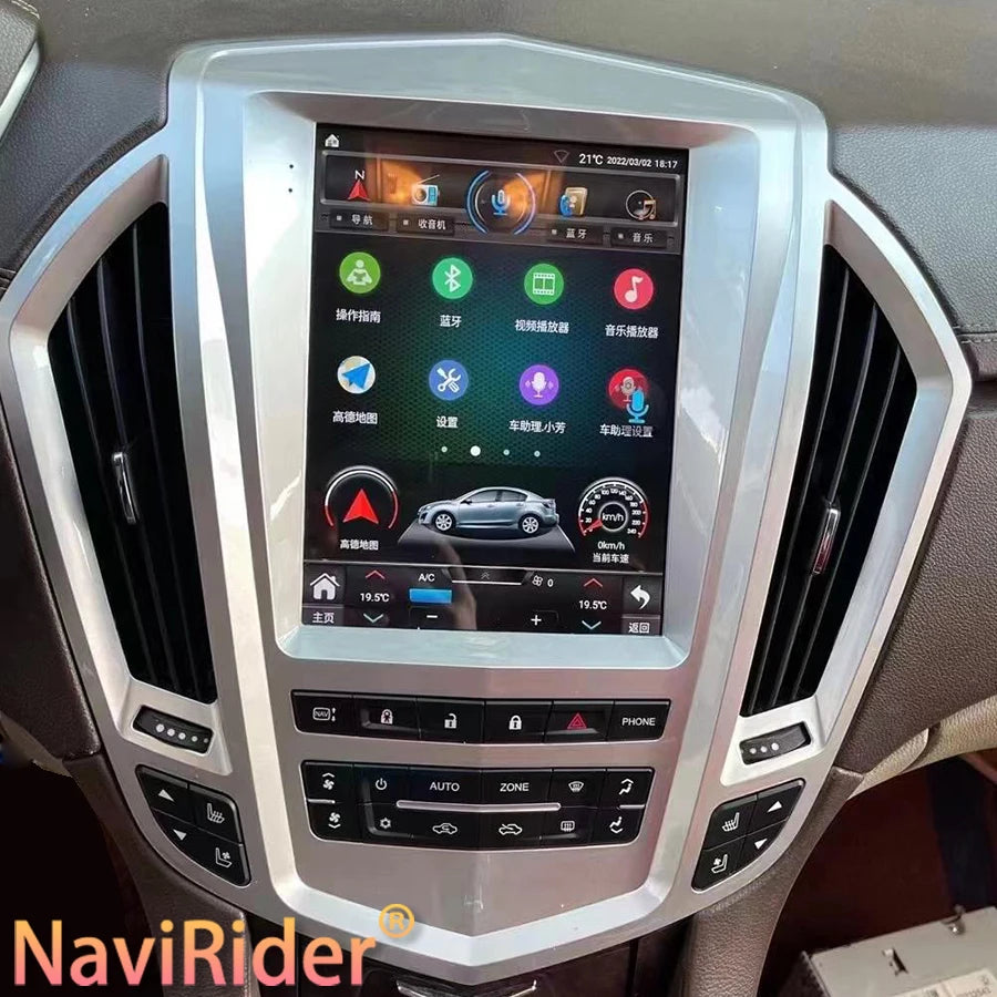 Car Radio For Cadillac SRX 2009-2012 Android Screen Carplay Multimedia Audio 2 Din Video P