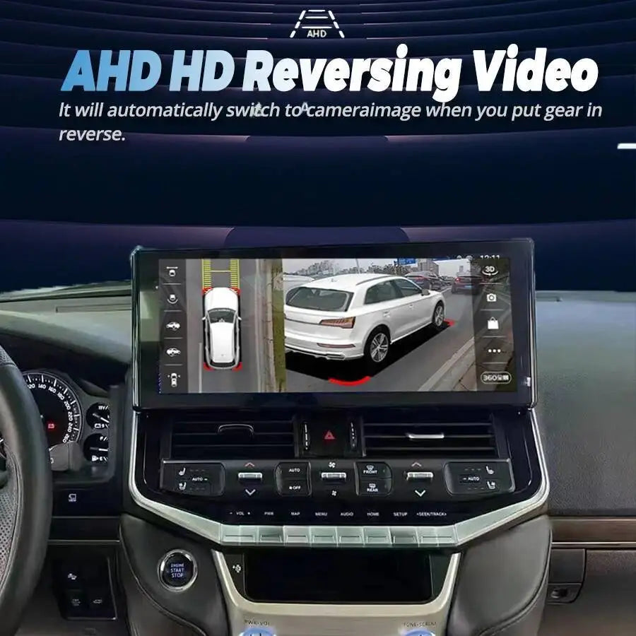 12.3inch Android Car Stereo Multimedia Player For Toyota Land Cruiser 300 LC300 2023 2024