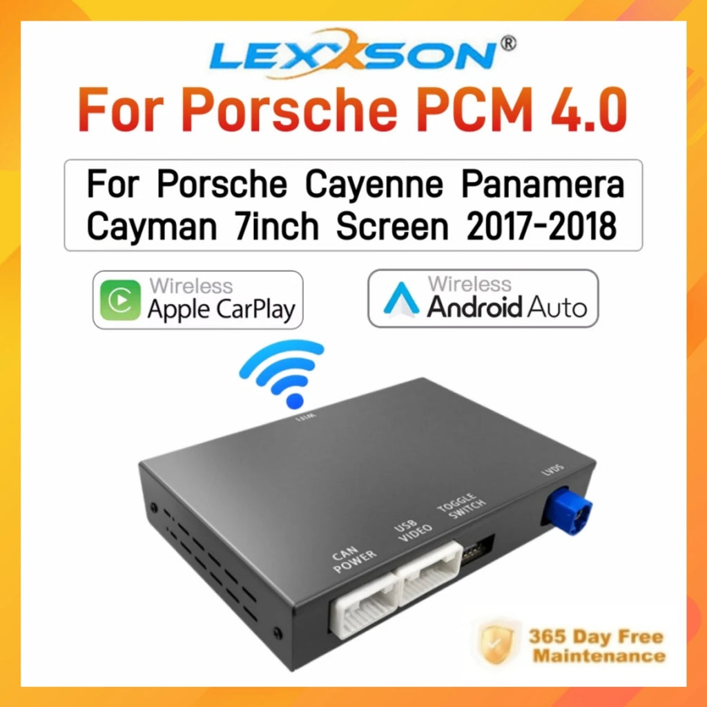 Wireless CarPlay Android Auto Module for Porsche Cayenne Panamera Cayman 2017-2018 PCM 4.0 | AUTOKITSHOP