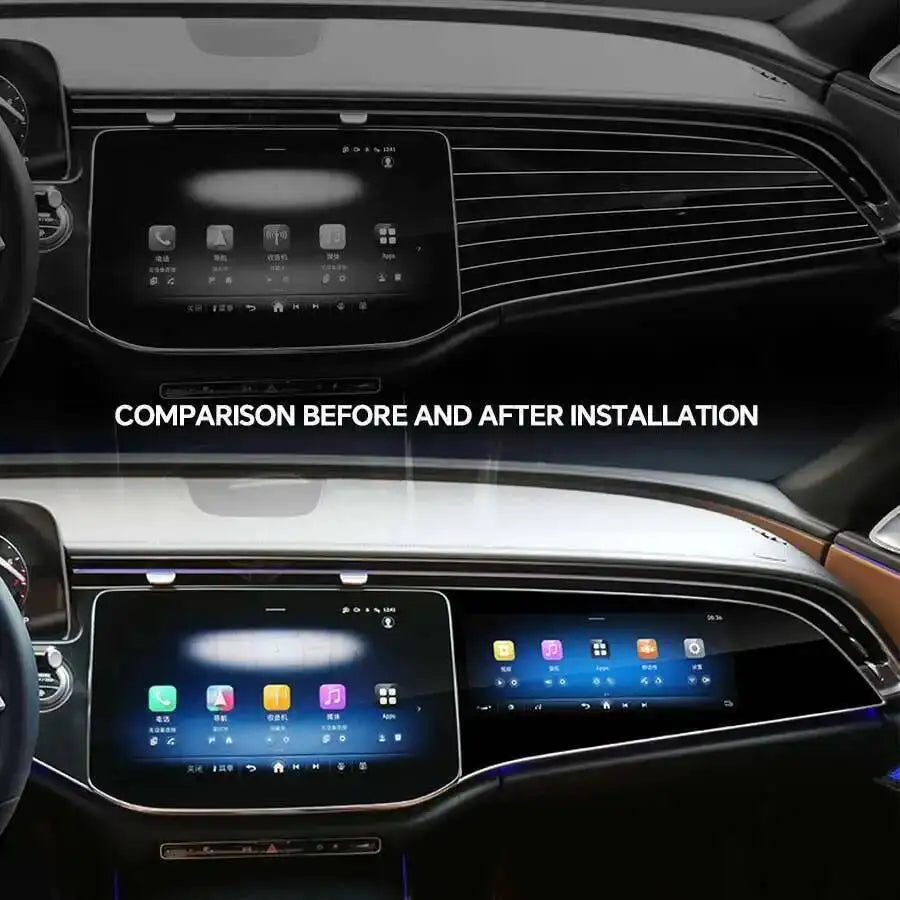 Car Co Pilot Android Screen For Mercedes BENZ E Class E260 E300 W214 2024 Multimedia Playe
