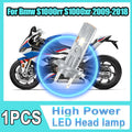 Canbus No Error Moto Front Light Plug And Play 6000K White H7 LED Motorcycle Headlight For