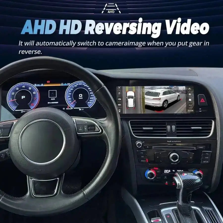 12.3+10.25" Dual Screen For Audi A4 A5 A4L S5 B9 RS4 RS5 Q5 2009-2016 Carplay Car Android  | AUTOKITSHOP