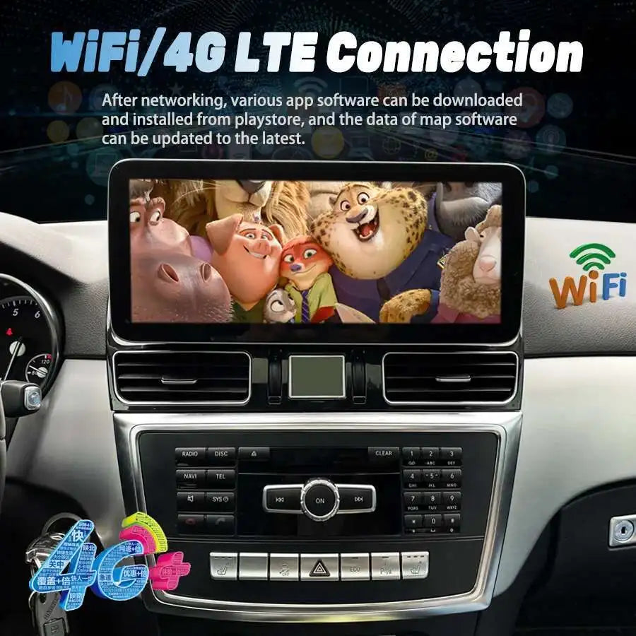 RGB - Ambient Light - for Mercedes X166 W166 - Car Interior Lighting | AUTOKITSHOP