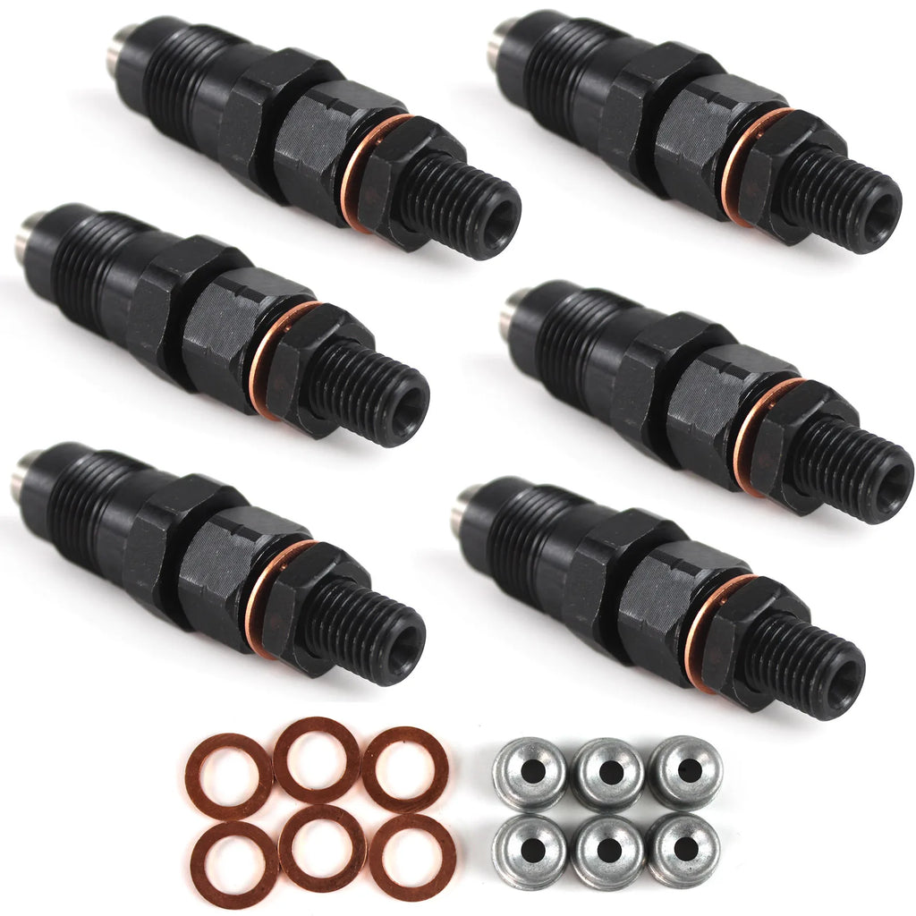 Set of 6 New Diesel Fuel Injectors Set For Nissan Patrol GU Y61 TD42 TD42T Engine Componen