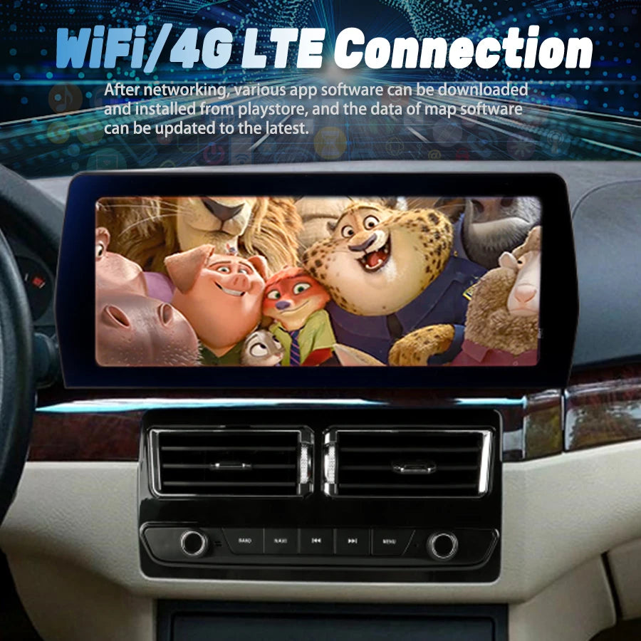 12.3" Android Screen 10.25" LCD Dashboard Cluster For BMW 3 Series E46 1999-2004 Stereo Ca
