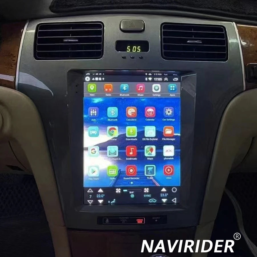 9.7'' Vertical Screen Android 15 DVD navi Car radio HU For Lexus ES300 ES330 XV30 ES 330 2