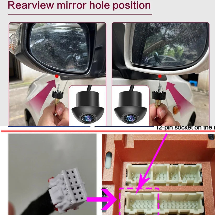 360 camera 360 panoramic camera 360 bird's-eye view camera 1080P | AUTOKITSHOP