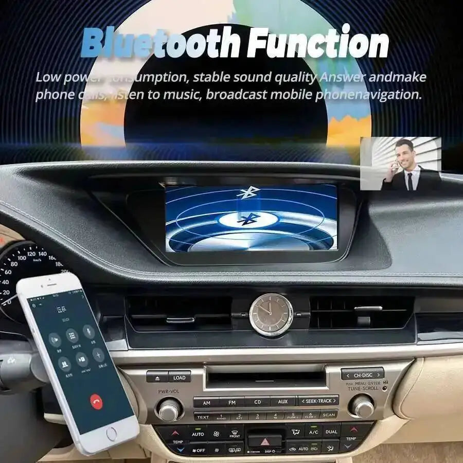 Navigation Carplay Car Radio For LEXUS ES ES200 ES300H ES250 ES350 2013-2017 Android 14 GP