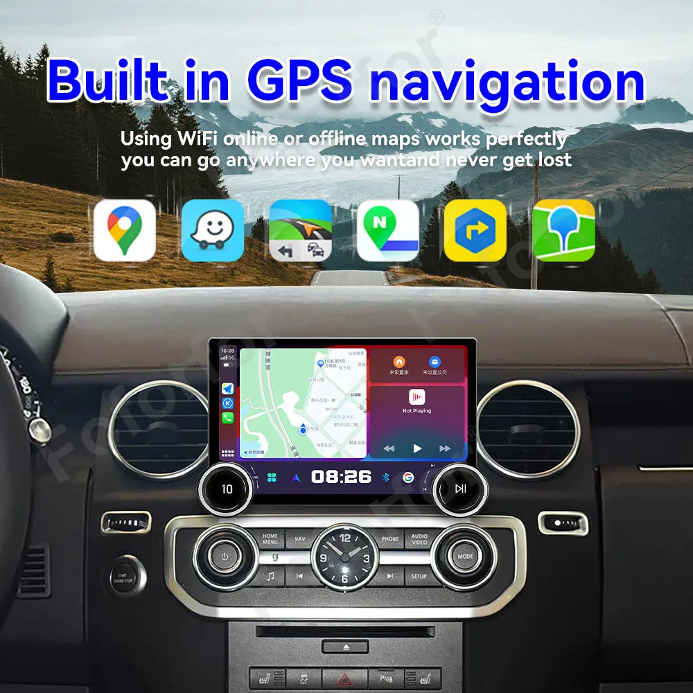 Top Grade 11.5 Inch HD Touch Screen Android 15 Wireless CarPlay GPS Navigation Head Unit F