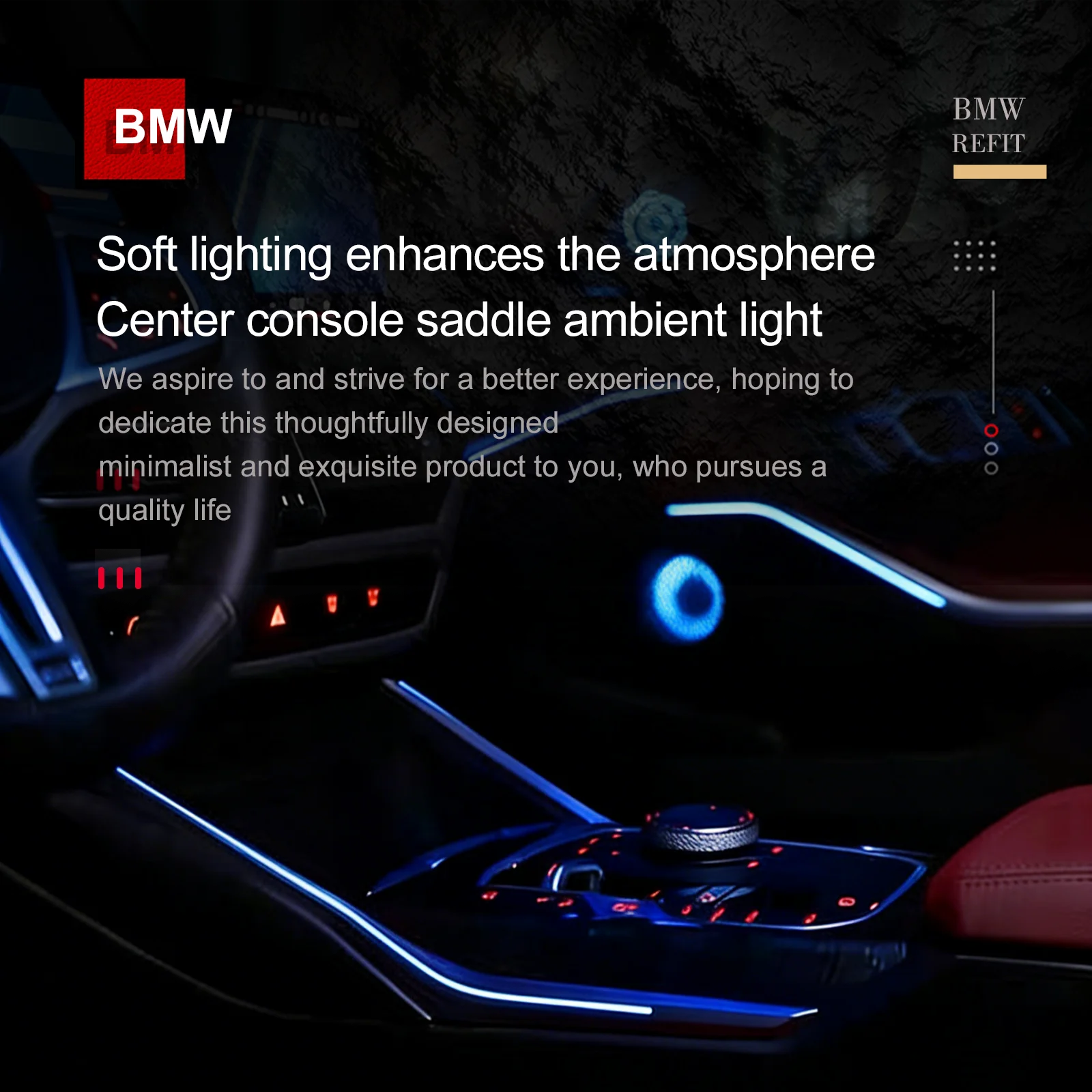 RGB - Ambient Light - for BMW M4 M3 M5 2020-2025 - Car Interior Lighting