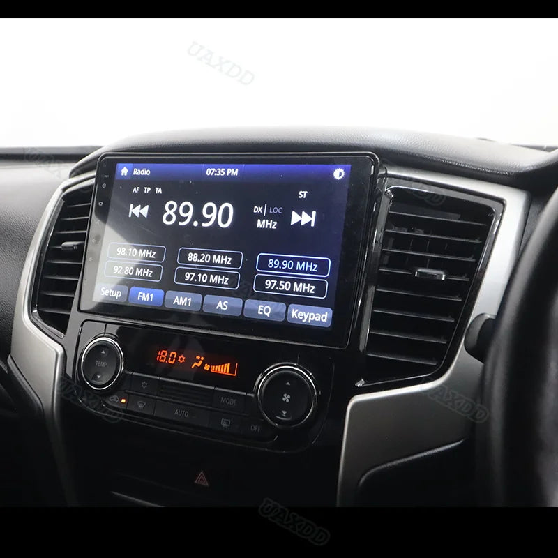 9 inch Big Screen DVD Fascia Frame Adapter For MITSUBISHI Triton L200 2019-2023 2 Din Dash