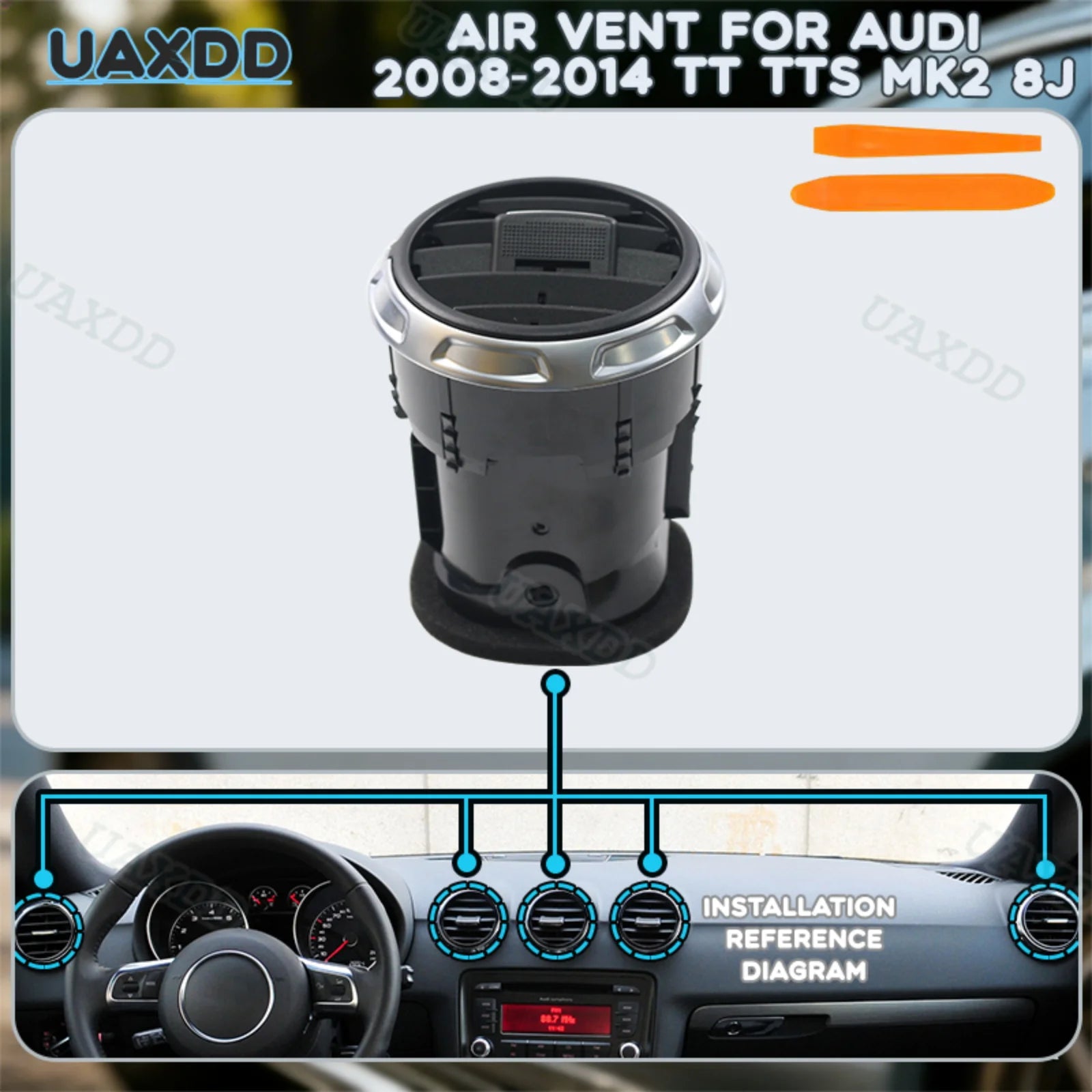 RGB - Ambient Light - for Audi TT 2008-2014 - Car Interior Lighting