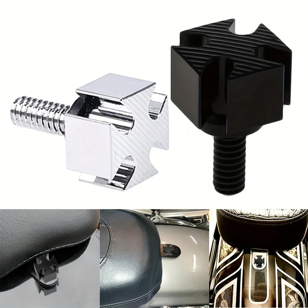 Motorcycle Mount Seat Bolt Screw Thumbscrew For Harley Dyna Street Bob 1996-2017 for Seat 1996-2017 - Automotive LED Lig