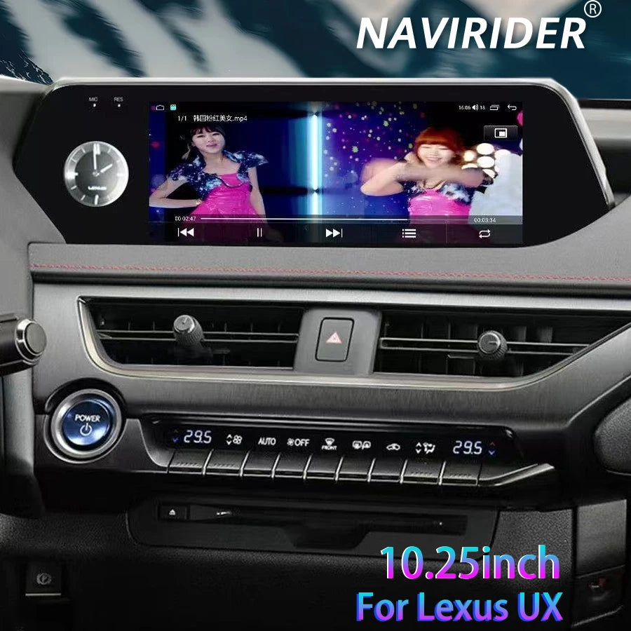 Navi BT Android 15 Qled Screen Navirider Car Radio Head Unit For Lexus UX250H UX260h 2019