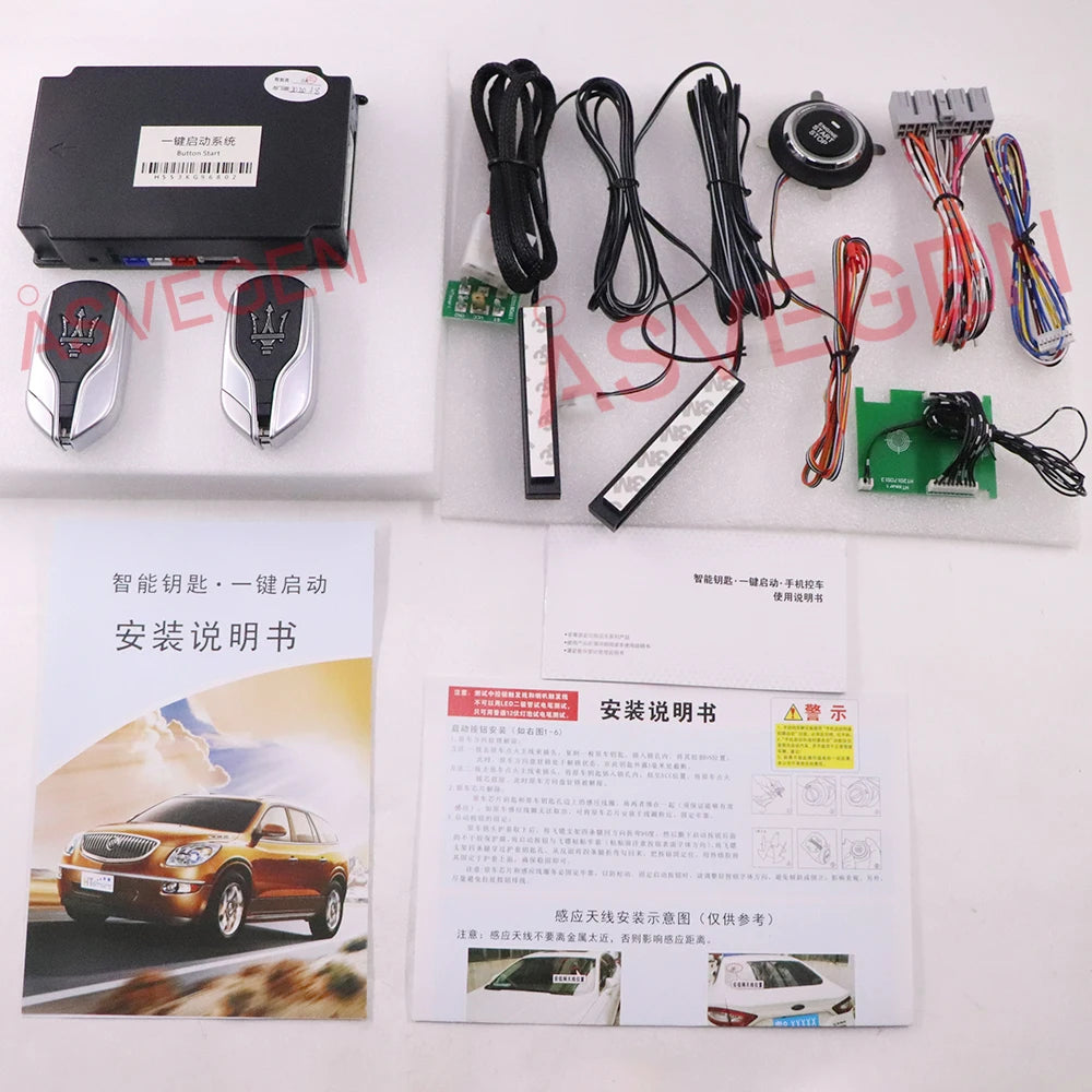Keyless Start for Maserati GT GC GranTurismo 2007-2015 Remote Engine Start Smartphone App