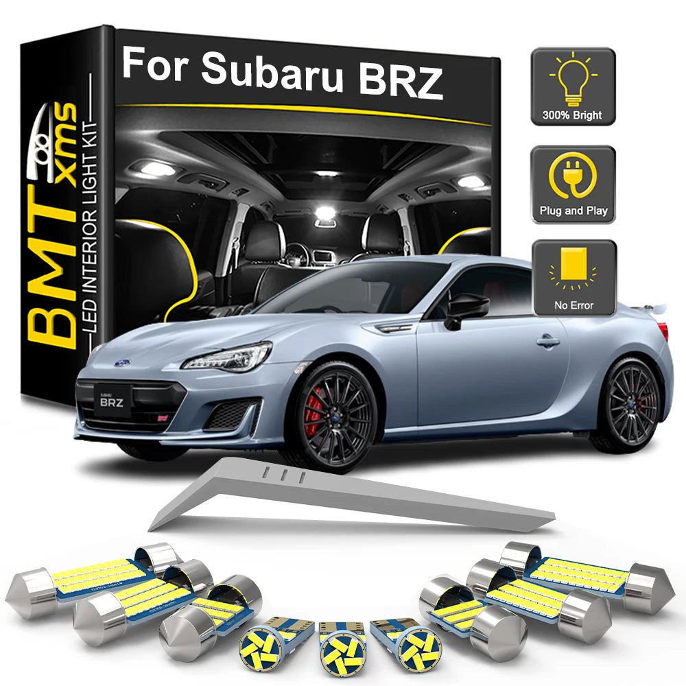 10-Piece LED Interior Light Kit for Subaru BRZ - Canbus Error-Free Bulbs | AUTOKITSHOP