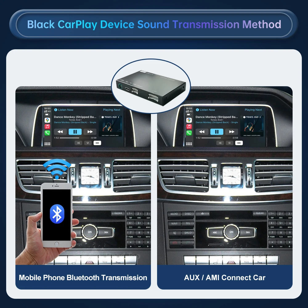 Road Top Wireless CarPlay for Mercedes Benz E-Class W212 E Coupe C207 NTG4.5/4.7/5.0 2011- | AUTOKITSHOP