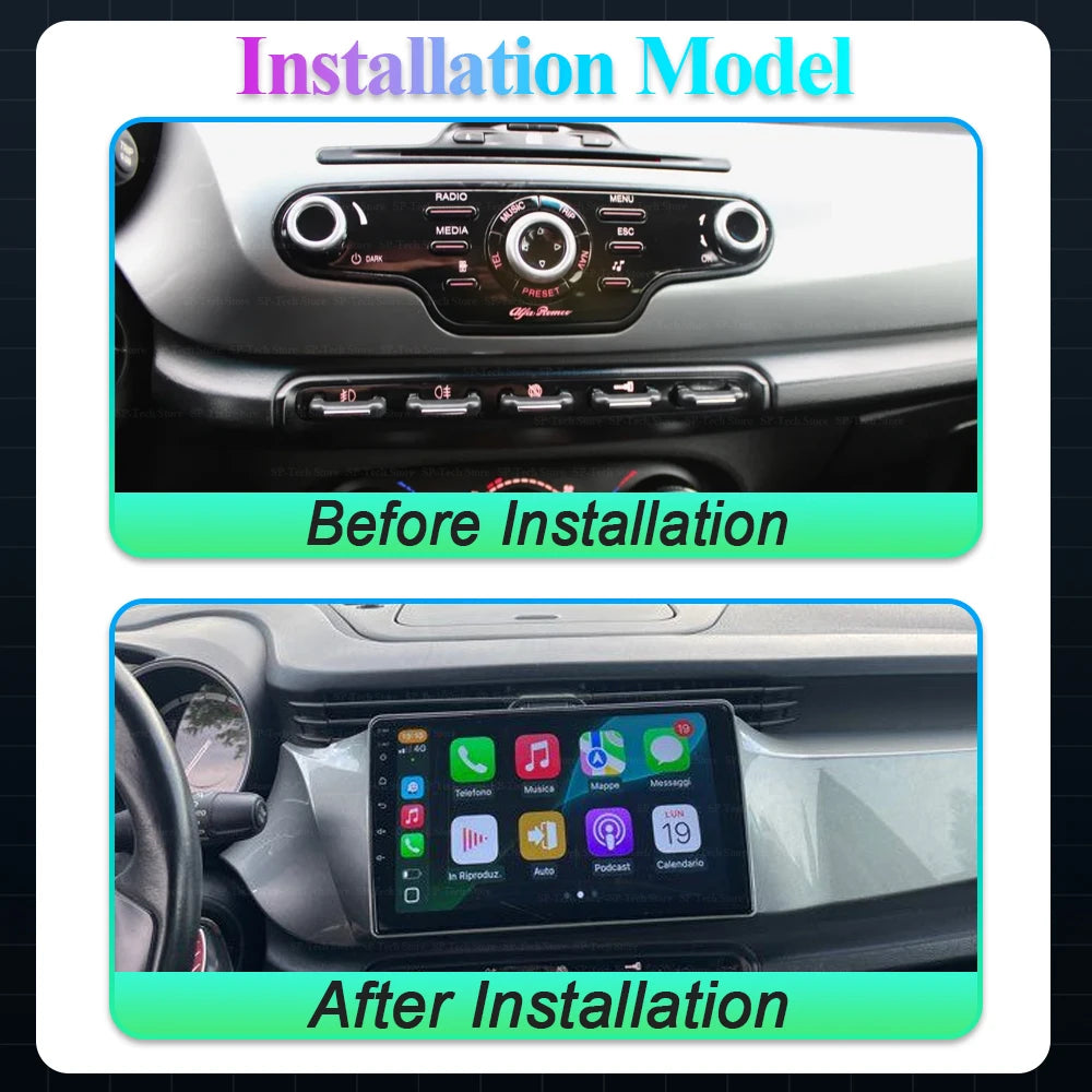 Android 16 For Alfa Romeo Giulietta 2010-2014 Carplay Radio Multimedia Player Stereo Head  | AUTOKITSHOP