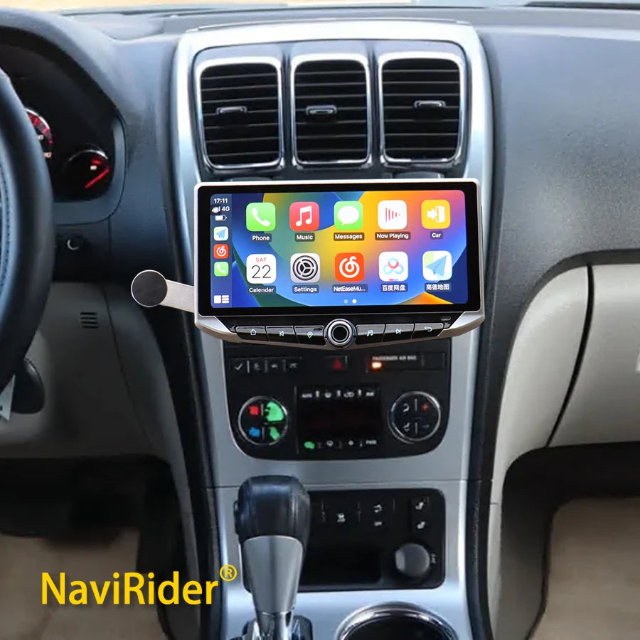 10.88" Qled Screen Android 14 Tape Recorder For GMC Acadia 2008 Tahoe Car Radio Stereo Mul