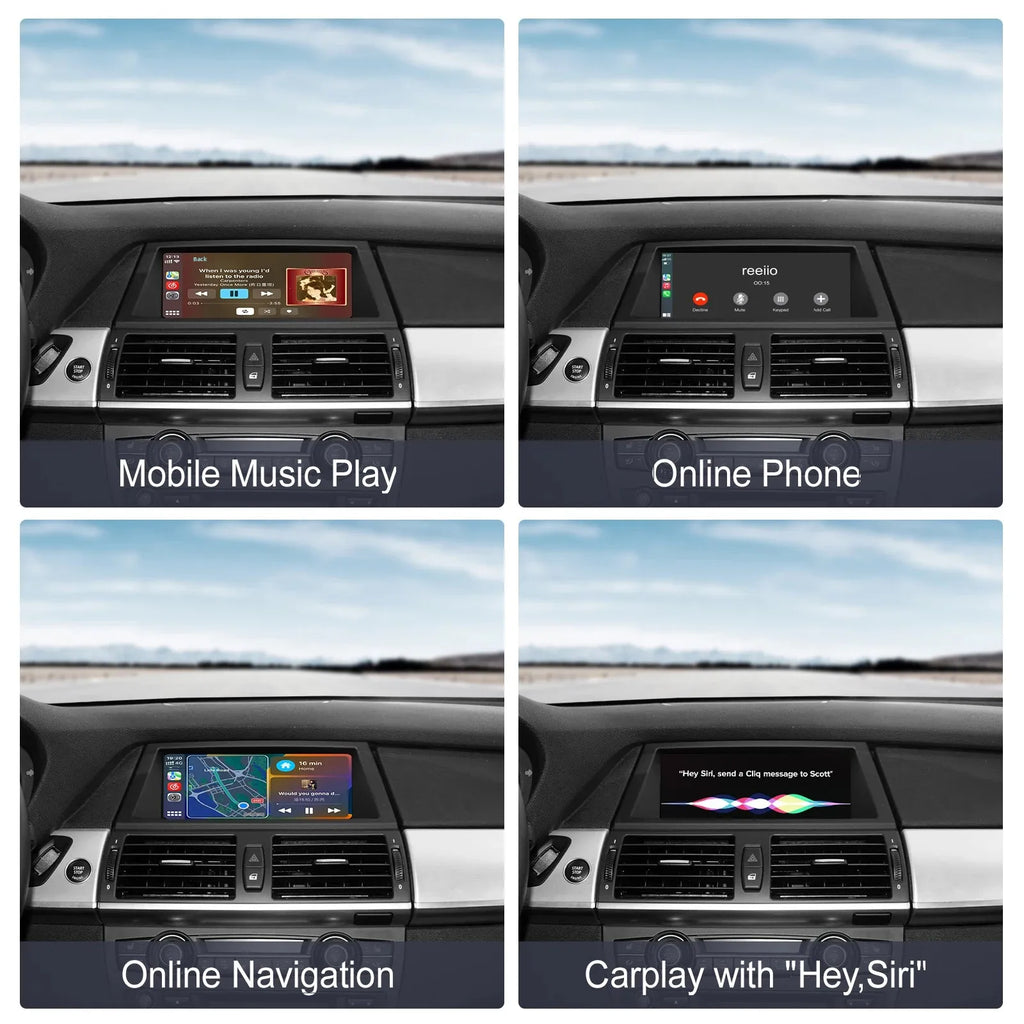 Wireless CarPlay Android Auto for BMW X5 E70 F15 X6 E71 2009-2017 BNT CIC System with AirP | AUTOKITSHOP
