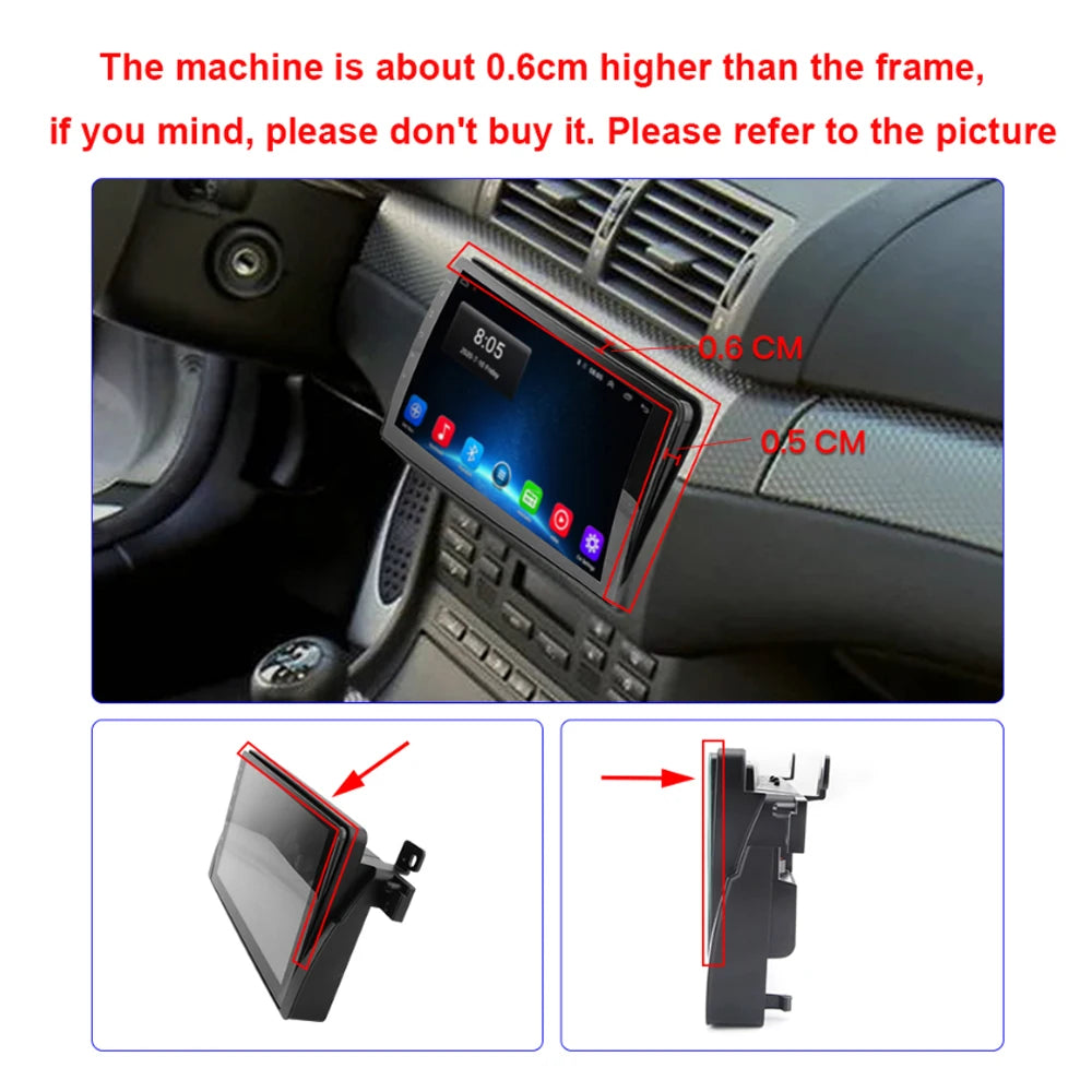 Android 16 For Bmw E46 M3 318 320 325 330 335 1998-2006 Wireless Carplay Auto Car Radio St | AUTOKITSHOP