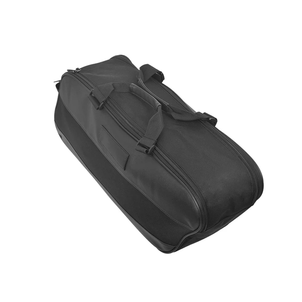Motorcycle Black Saddle Bag Luggage Rack Liner Saddlebag For Harley Touring Road King Electra St - Automotive LED Light