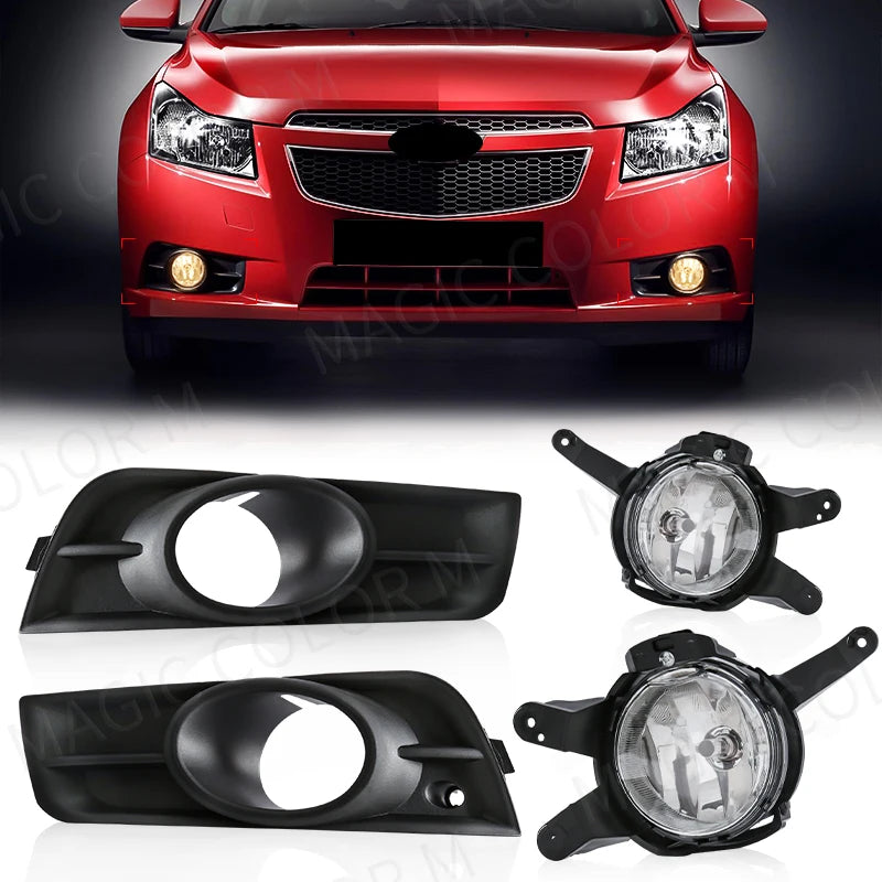 LED Fog Lights For Chevrolet Cruze 2009 2010 2011 2012 2013 2014 Headlights Fog Lamps Cove | AUTOKITSHOP