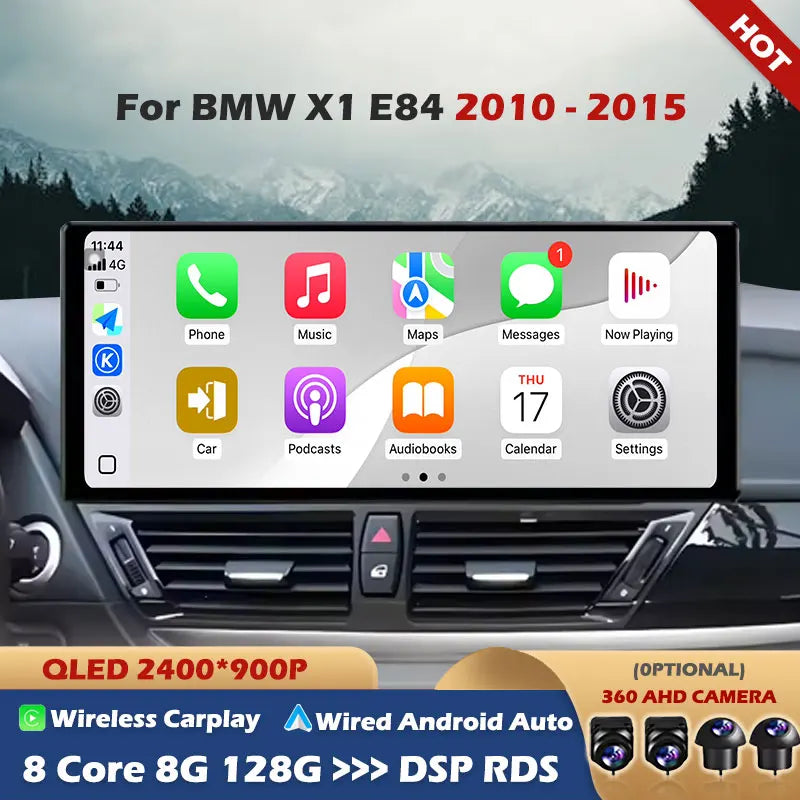 For BMW X1 E84 2010 - 2015 Without original screen Intelligent Car Radio Player Carplay An