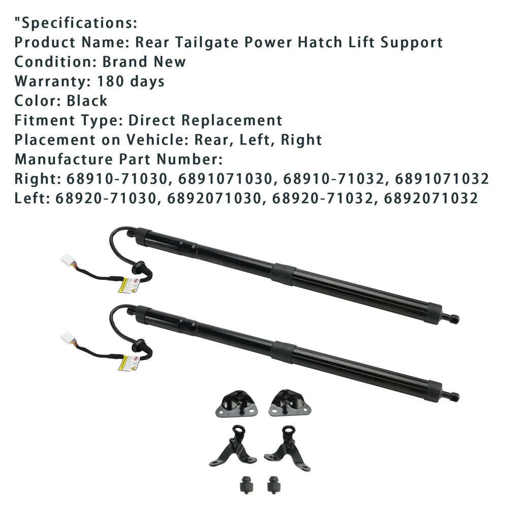 For 2015-2022 Toyota Fortuner SW4 Liftgate Power Hatch Lift Support Opener Shock Electric  | AUTOKITSHOP