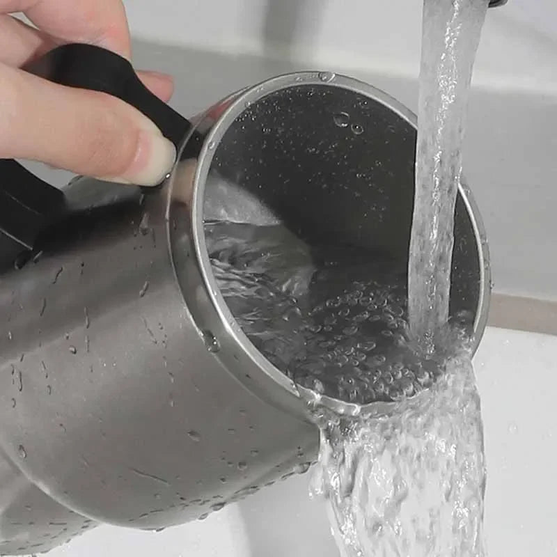 12V 500ML Car Electric Kettle Car Heating Cup Stainless Steel Thermos Heating Water Bottle Car K - Automotive LED Light
