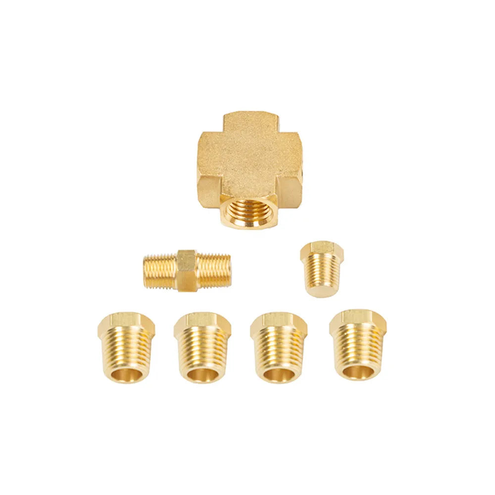 1Set Car Adapter Distributor For Oil Pressure Distributor Sender Oil Temperature Sensor 1/