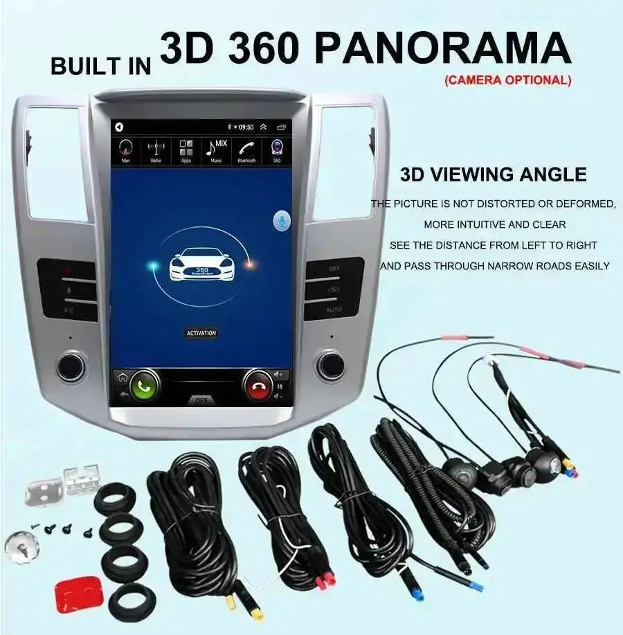 12.8inch For Lexus RX300 RX330 RX350 2003-2014 Android15 Car Radio Stereo Multimedia Playe | AUTOKITSHOP